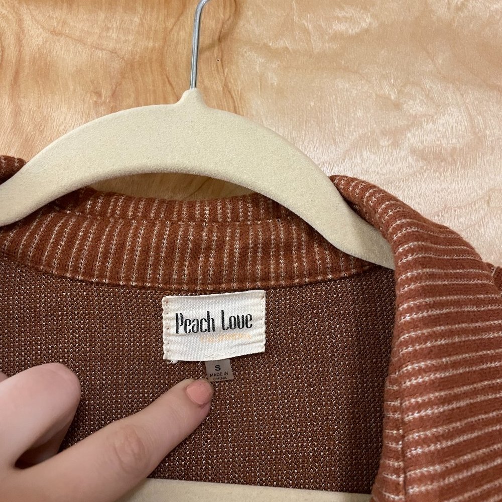 Copper Striped Shacket - Picture 3 of 4